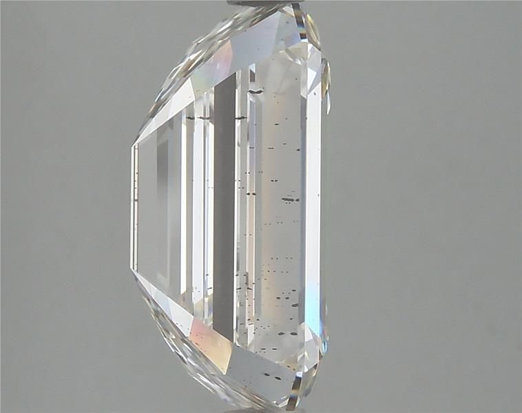 6.79ct H SI1 Rare Carat Ideal Cut Emerald Lab Grown Diamond