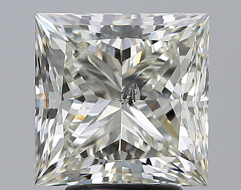 4.01ct I SI2 Rare Carat Ideal Cut Princess Diamond