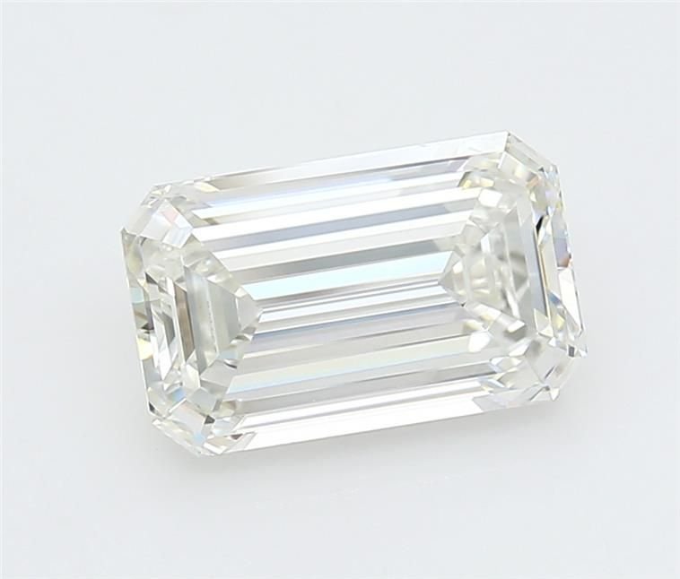3.08ct G VVS2 Rare Carat Ideal Cut Emerald Lab Grown Diamond