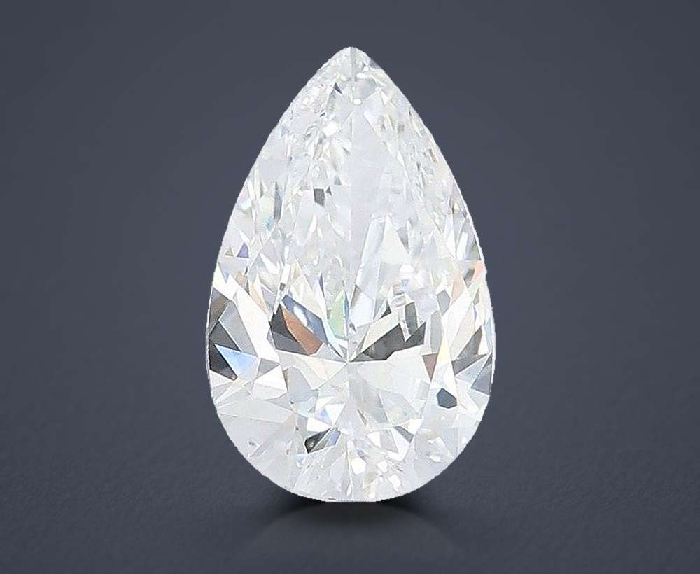 1.58 Carat Pear Lab Diamond
