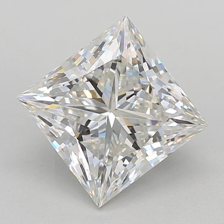 4.03ct F VVS2 Rare Carat Ideal Cut Princess Lab Grown Diamond