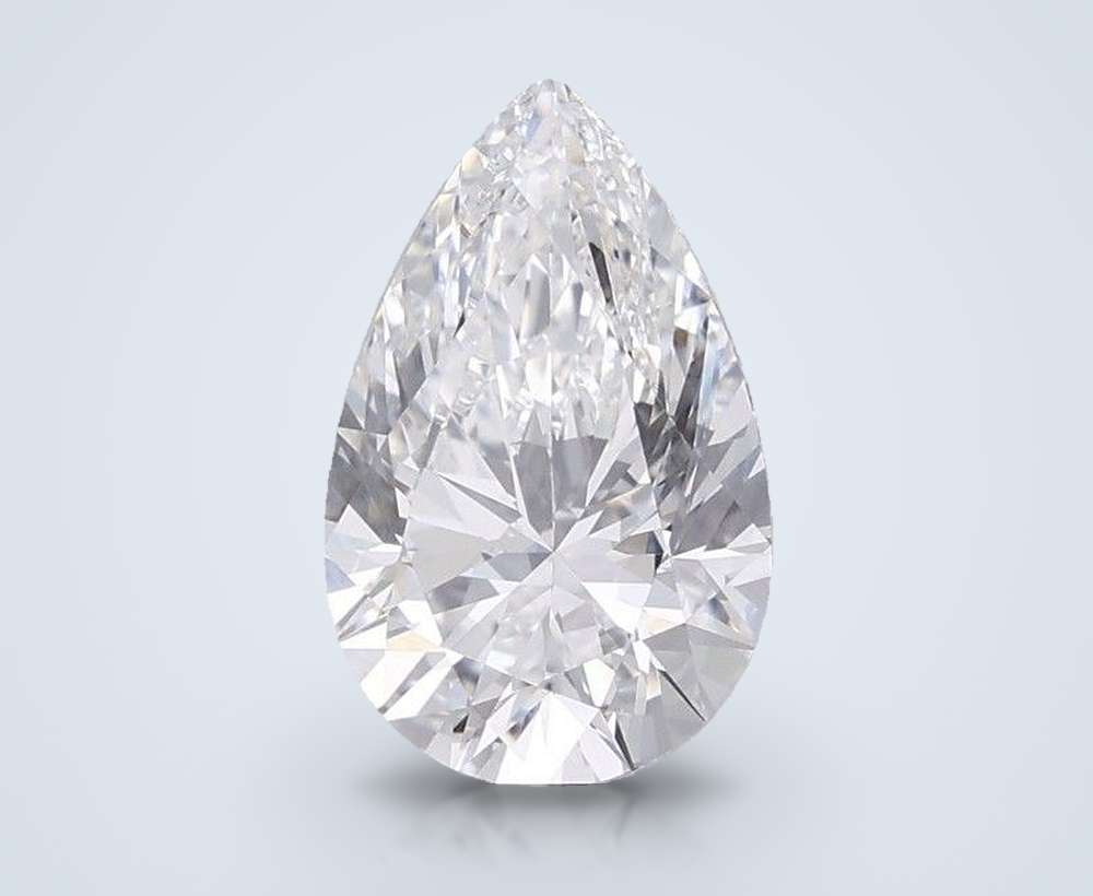 2.50 Carat Pear Lab Diamond
