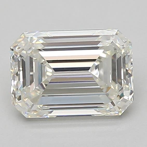 1.83ct H VVS2 Rare Carat Ideal Cut Emerald Lab Grown Diamond