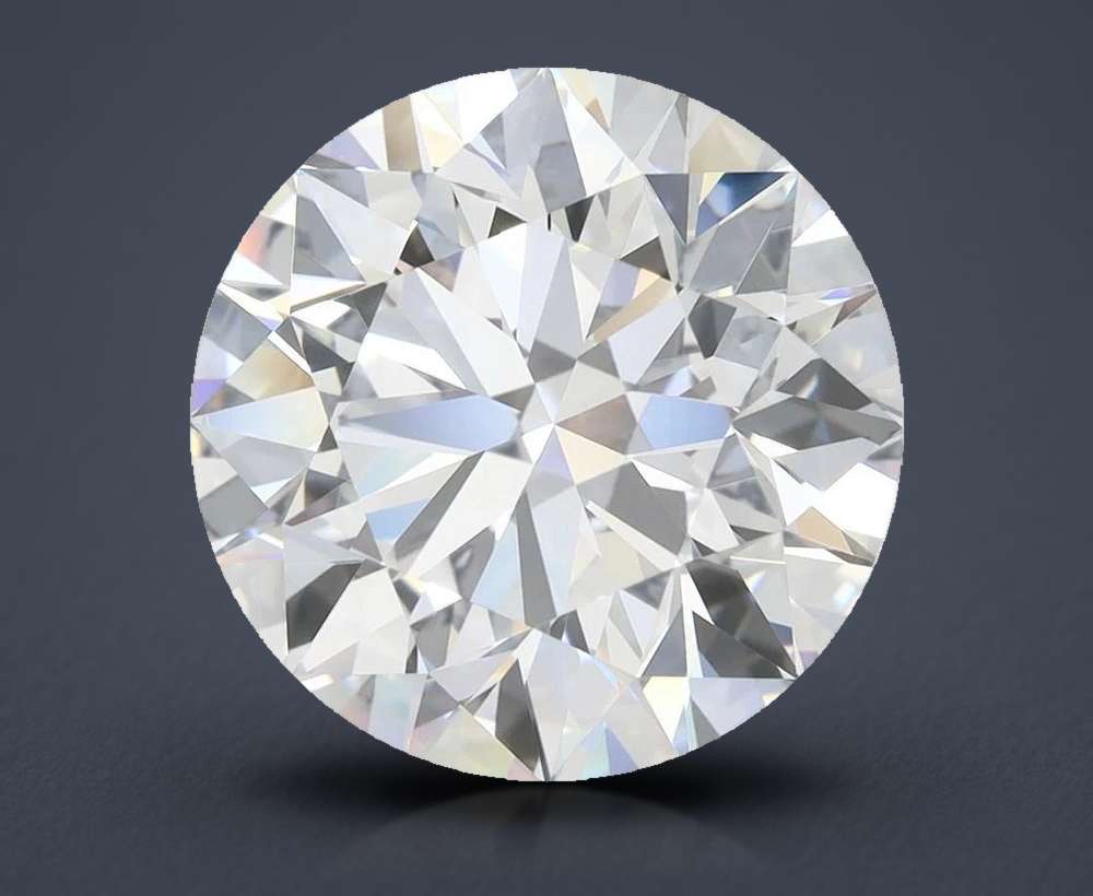 5.51 Carat Round Lab Diamond