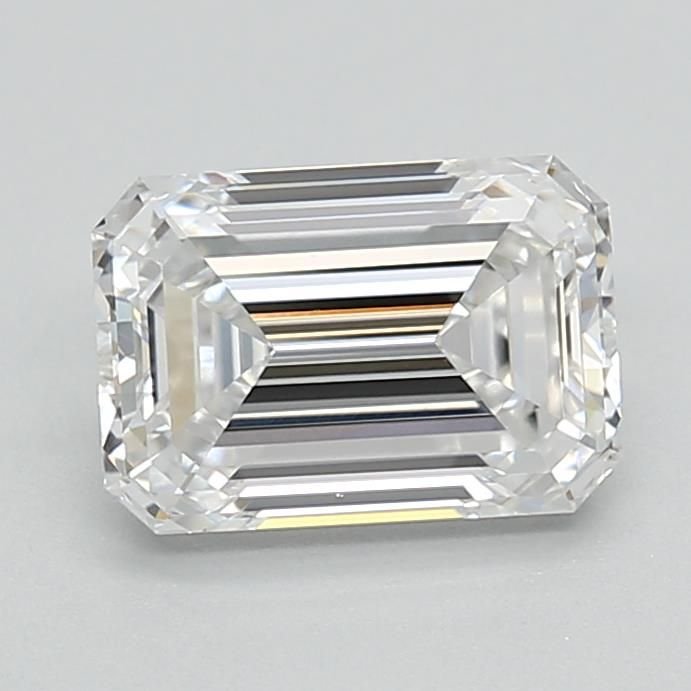 1.56ct D VVS1 Rare Carat Ideal Cut Emerald Lab Grown Diamond