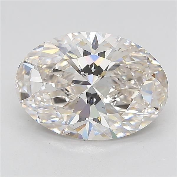 3.02ct G VS1 Rare Carat Ideal Cut Oval Lab Grown Diamond