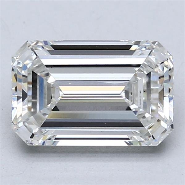 2.01ct F VS1 Very Good Cut Emerald Lab Grown Diamond