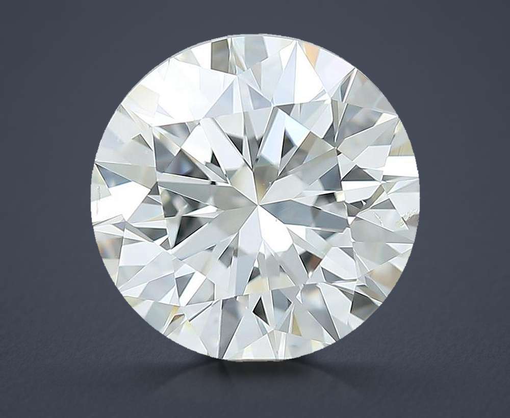 3.80 Carat Round Natural Diamond