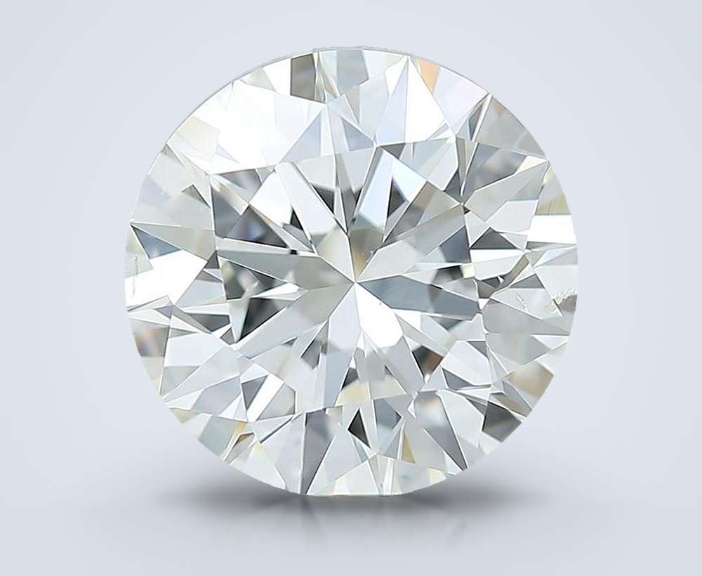 3.80 Carat Round Natural Diamond
