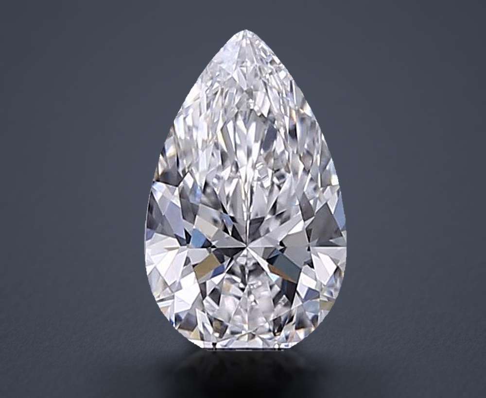 0.55 Carat Pear Lab Diamond
