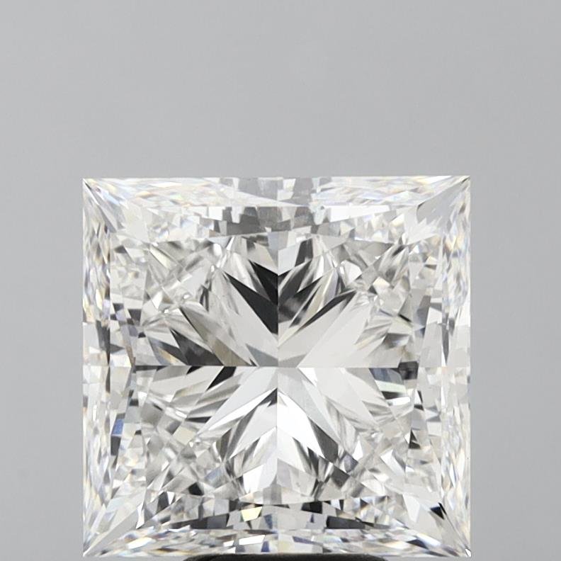 8.03ct F VS1 Rare Carat Ideal Cut Princess Lab Grown Diamond