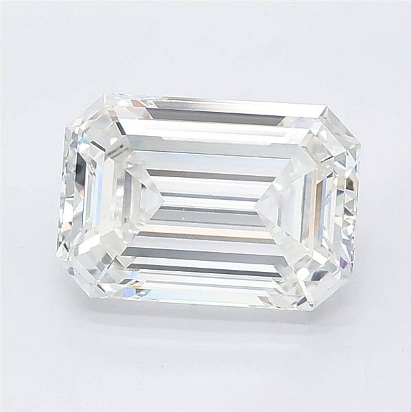 2.26ct E VVS2 Rare Carat Ideal Cut Emerald Lab Grown Diamond