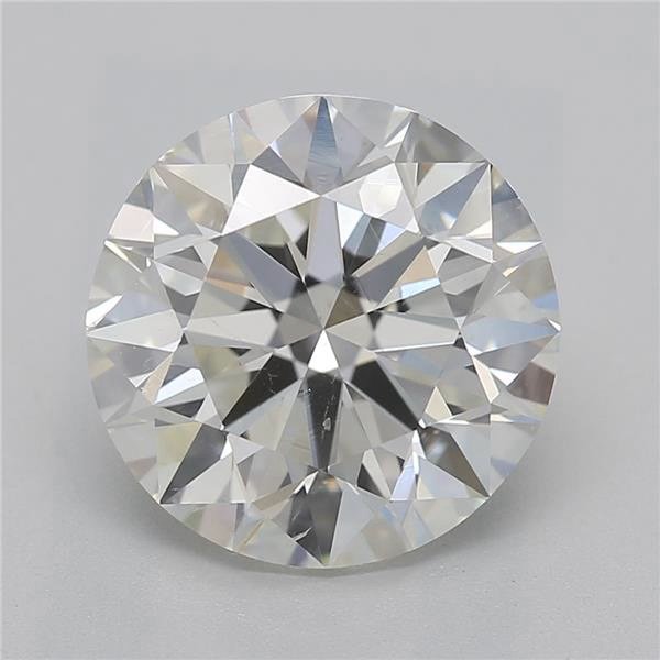 2.25ct J SI1 Rare Carat Ideal Cut Round Diamond