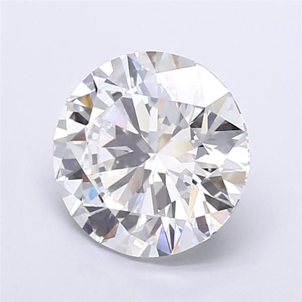 5.51ct E VVS2 Excellent Cut Round Lab Grown Diamond