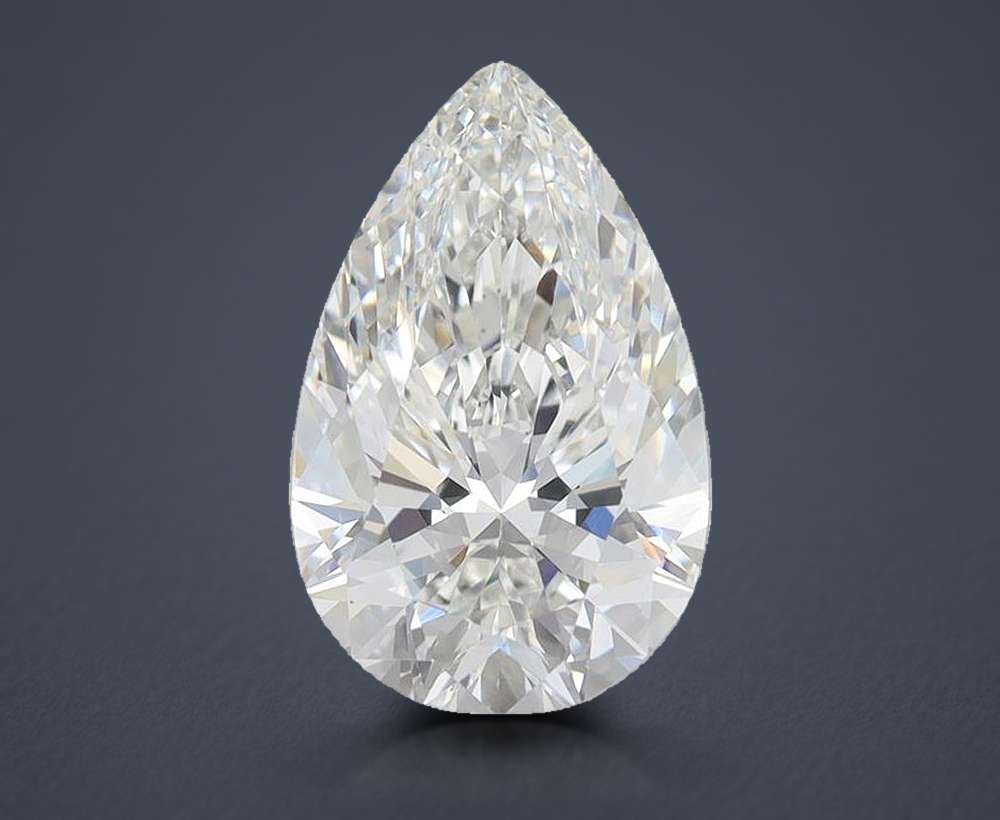 3.59 Carat Pear Lab Diamond