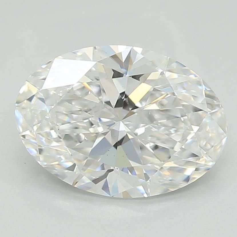 1.07ct D VS2 Rare Carat Ideal Cut Oval Lab Grown Diamond