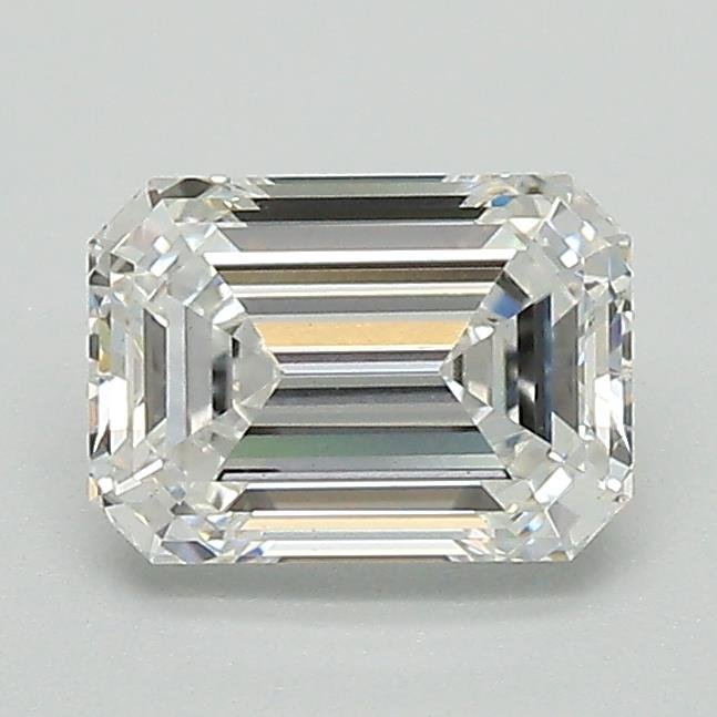 1.10ct E VS1 Rare Carat Ideal Cut Emerald Lab Grown Diamond