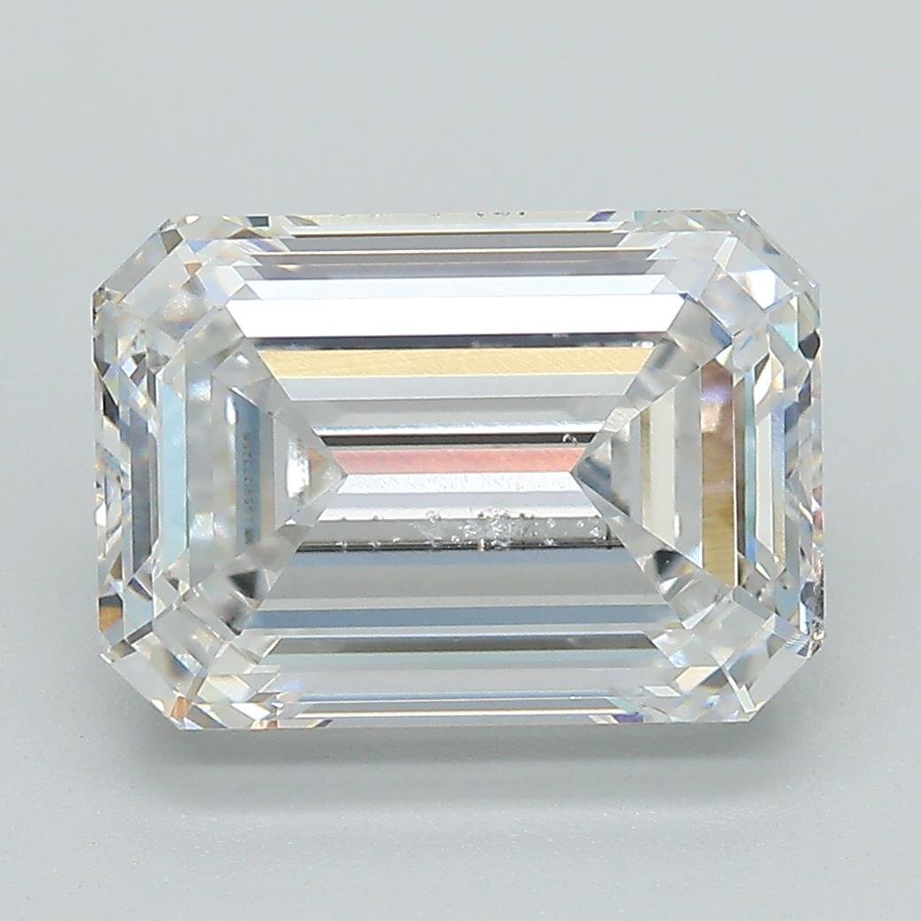 5.01ct E VS2 Rare Carat Ideal Cut Emerald Lab Grown Diamond