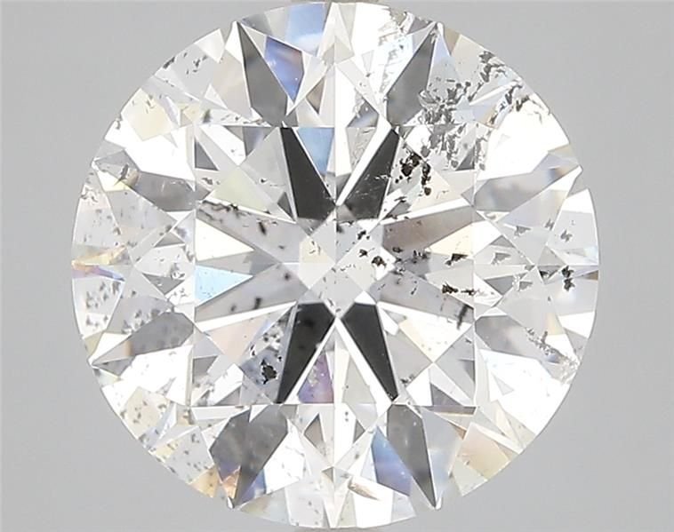 5.02ct F SI2 Rare Carat Ideal Cut Round Diamond