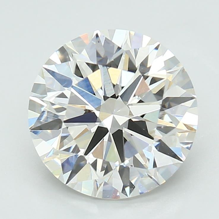 2.58ct G VS1 Rare Carat Ideal Cut Round Lab Grown Diamond