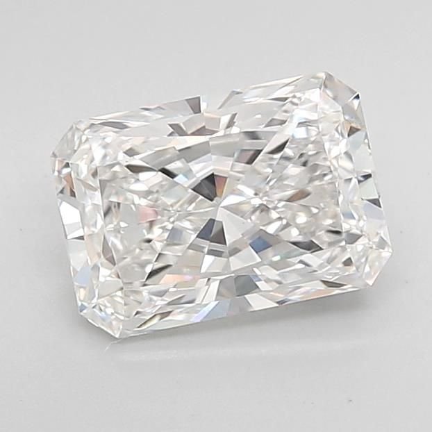 2.55ct D VVS2 Rare Carat Ideal Cut Radiant Lab Grown Diamond