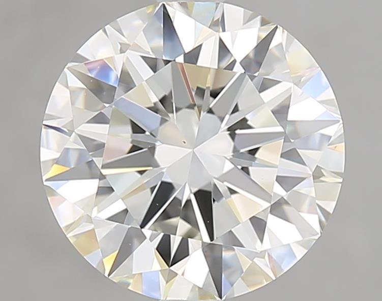 3.00ct K VS1 Rare Carat Ideal Cut Round Diamond