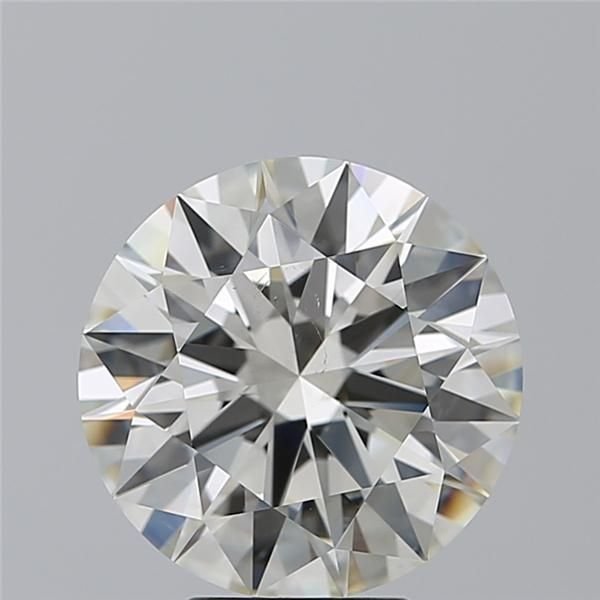 5.01ct K SI1 Rare Carat Ideal Cut Round Diamond