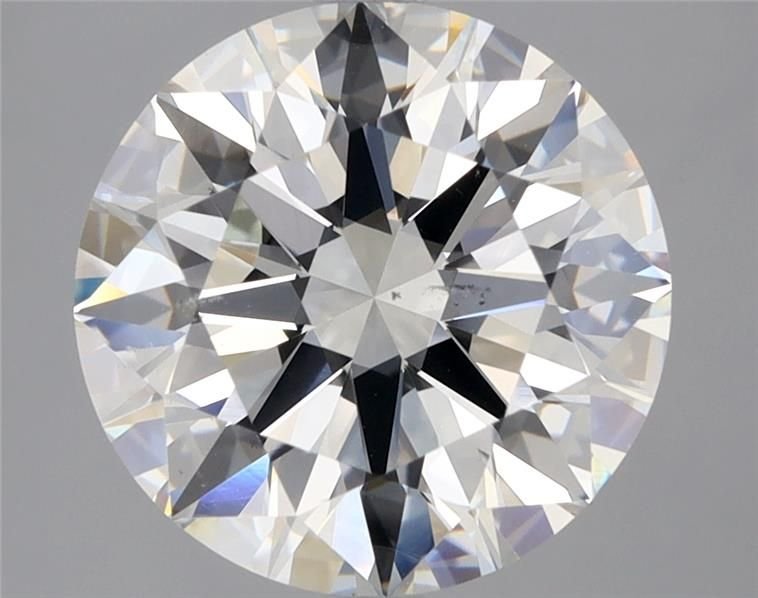 4.02ct I SI1 Rare Carat Ideal Cut Round Diamond