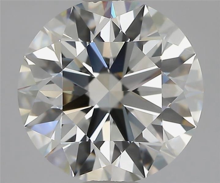 2.09ct J IF Rare Carat Ideal Cut Round Diamond