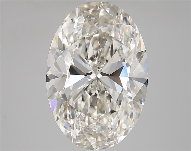 5.51ct H VS2 Rare Carat Ideal Cut Oval Lab Grown Diamond