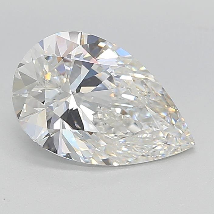 2.50ct F VS1 Rare Carat Ideal Cut Pear Lab Grown Diamond