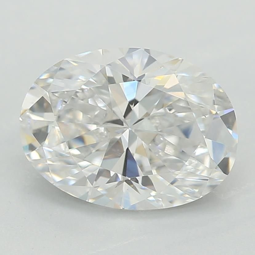 1.02ct D VS2 Rare Carat Ideal Cut Oval Lab Grown Diamond