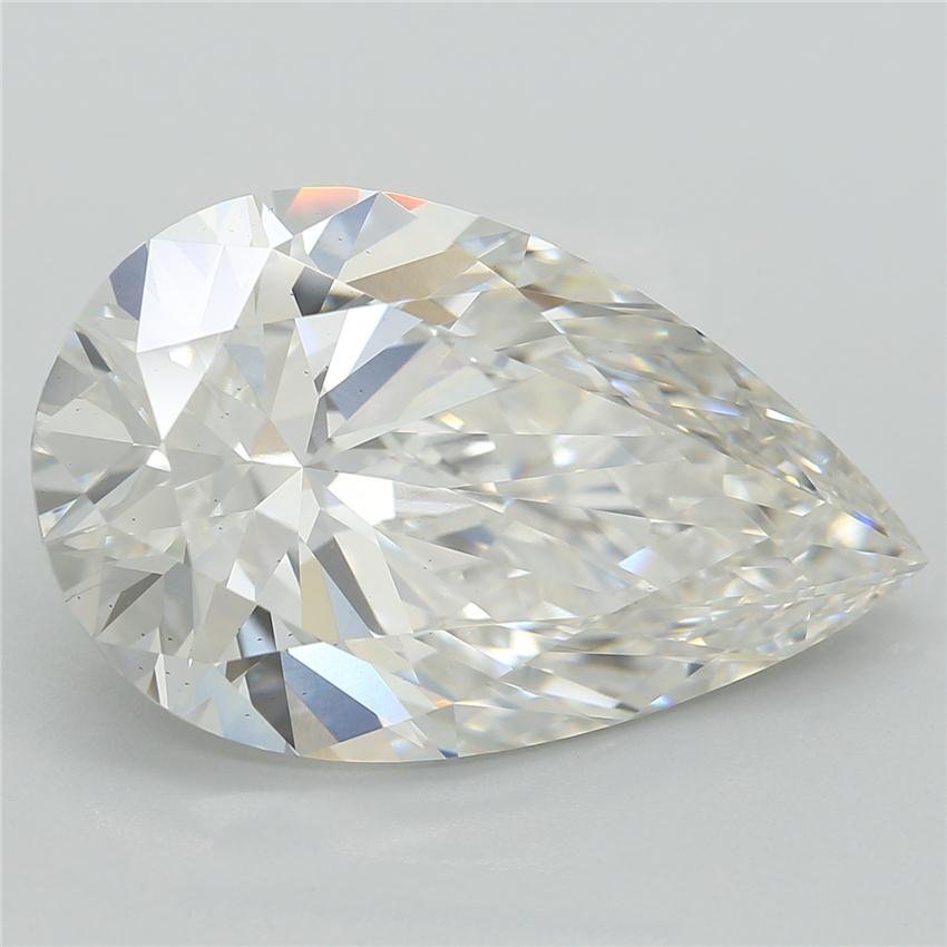 5.04ct G VS2 Rare Carat Ideal Cut Pear Lab Grown Diamond