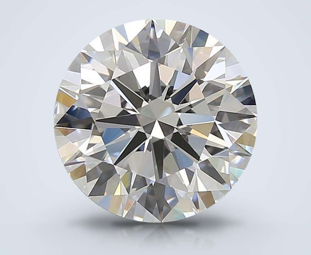 4.09 Carat Round Lab Diamond