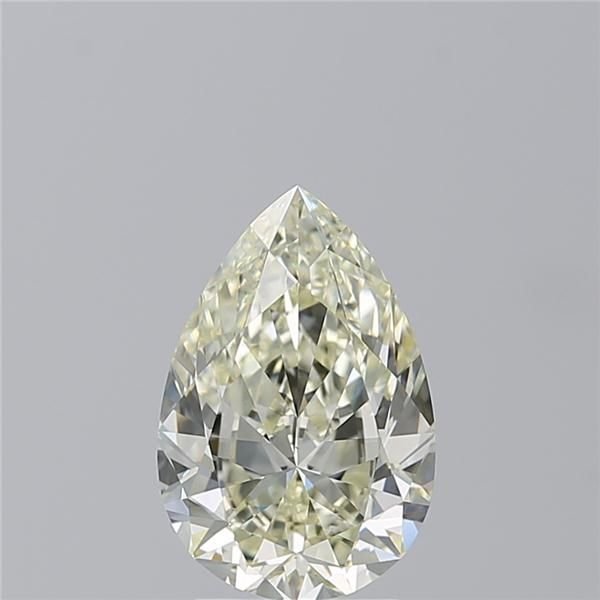 3.02ct K VS1 Rare Carat Ideal Cut Pear Diamond