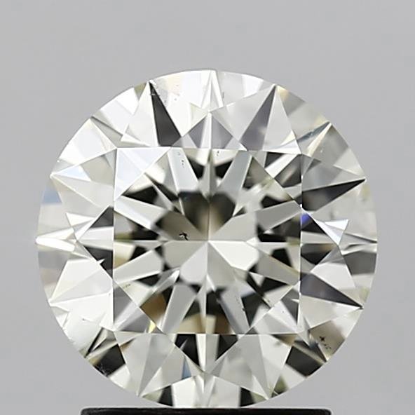 2.04ct K VS2 Rare Carat Ideal Cut Round Diamond