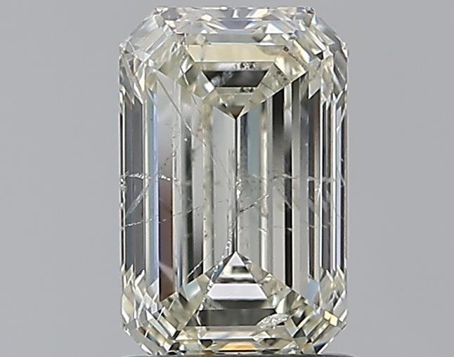 1.51ct J SI2 Rare Carat Ideal Cut Emerald Diamond