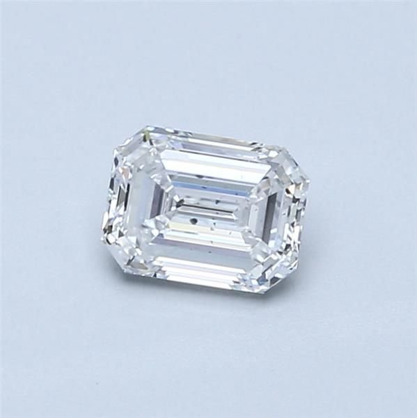 0.70ct E SI1 Very Good Cut Emerald Diamond