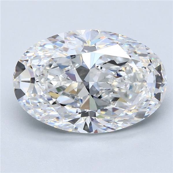 5.02ct F VS2 Excellent Cut Oval Diamond