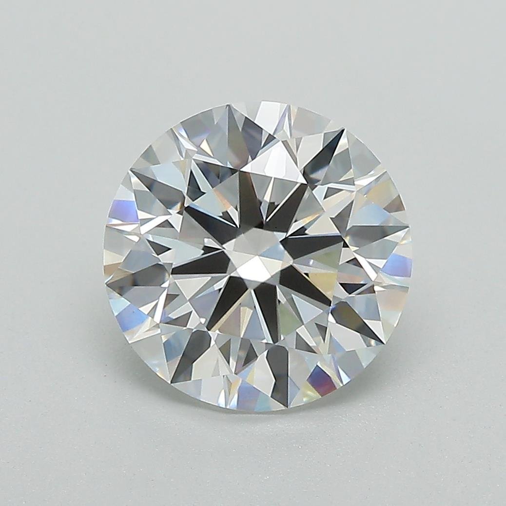 2.74ct E VS2 Rare Carat Ideal Cut Round Lab Grown Diamond