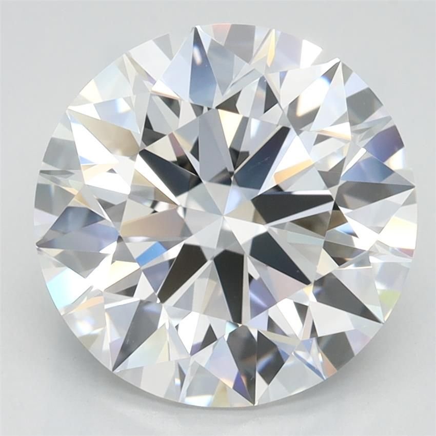 3.53ct D VVS2 Rare Carat Ideal Cut Round Lab Grown Diamond