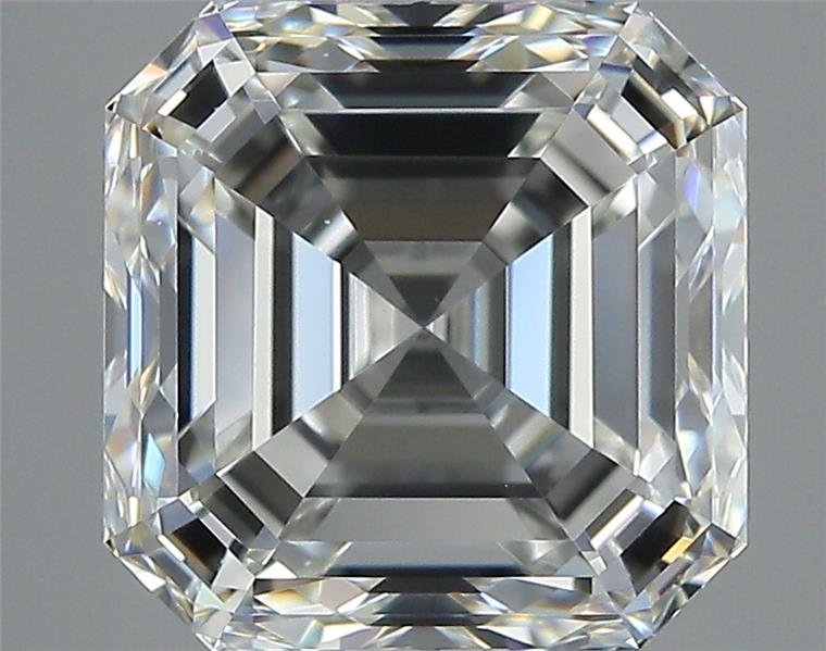 2.82ct I VS1 Rare Carat Ideal Cut Asscher Diamond