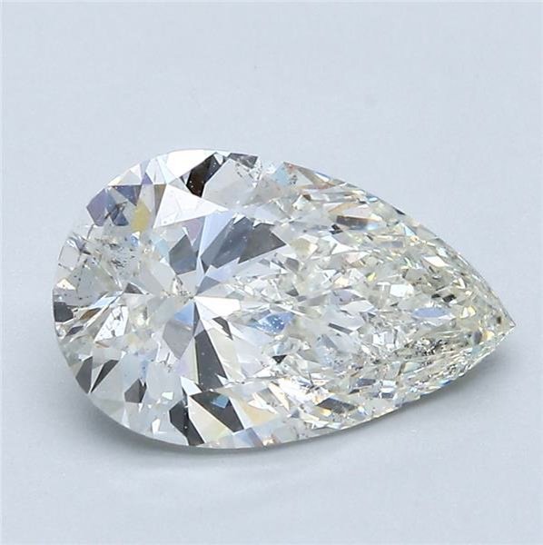 2.04ct J SI2 Excellent Cut Pear Diamond