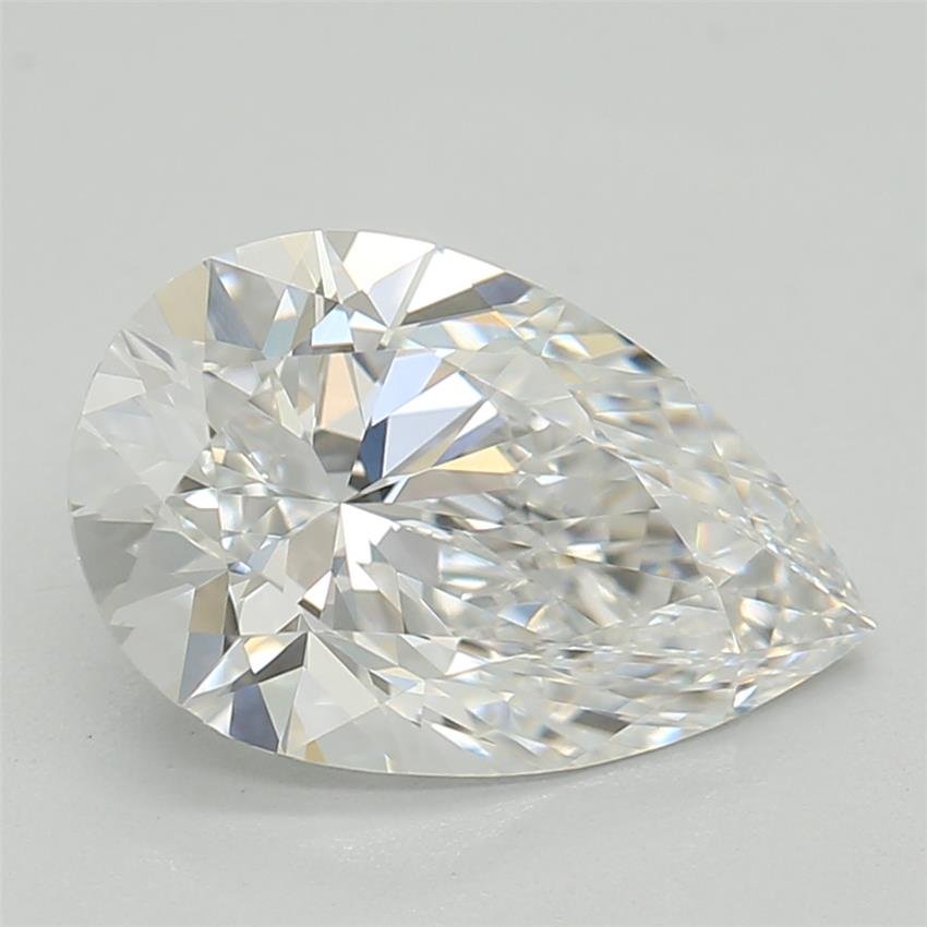 1.13ct D VVS2 Rare Carat Ideal Cut Pear Lab Grown Diamond