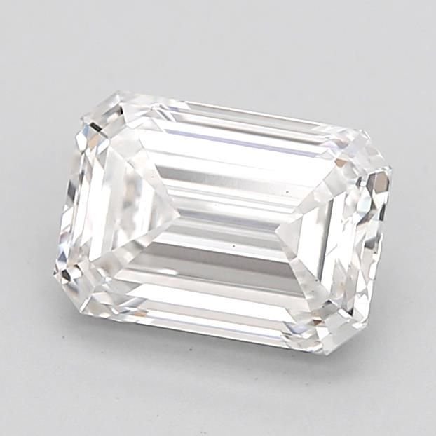 1.70ct F VS2 Rare Carat Ideal Cut Emerald Lab Grown Diamond