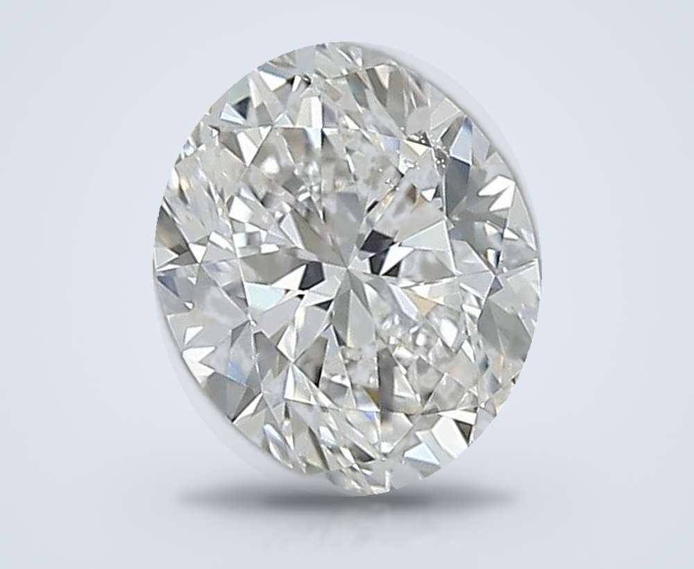 0.90 Carat Oval Natural Diamond