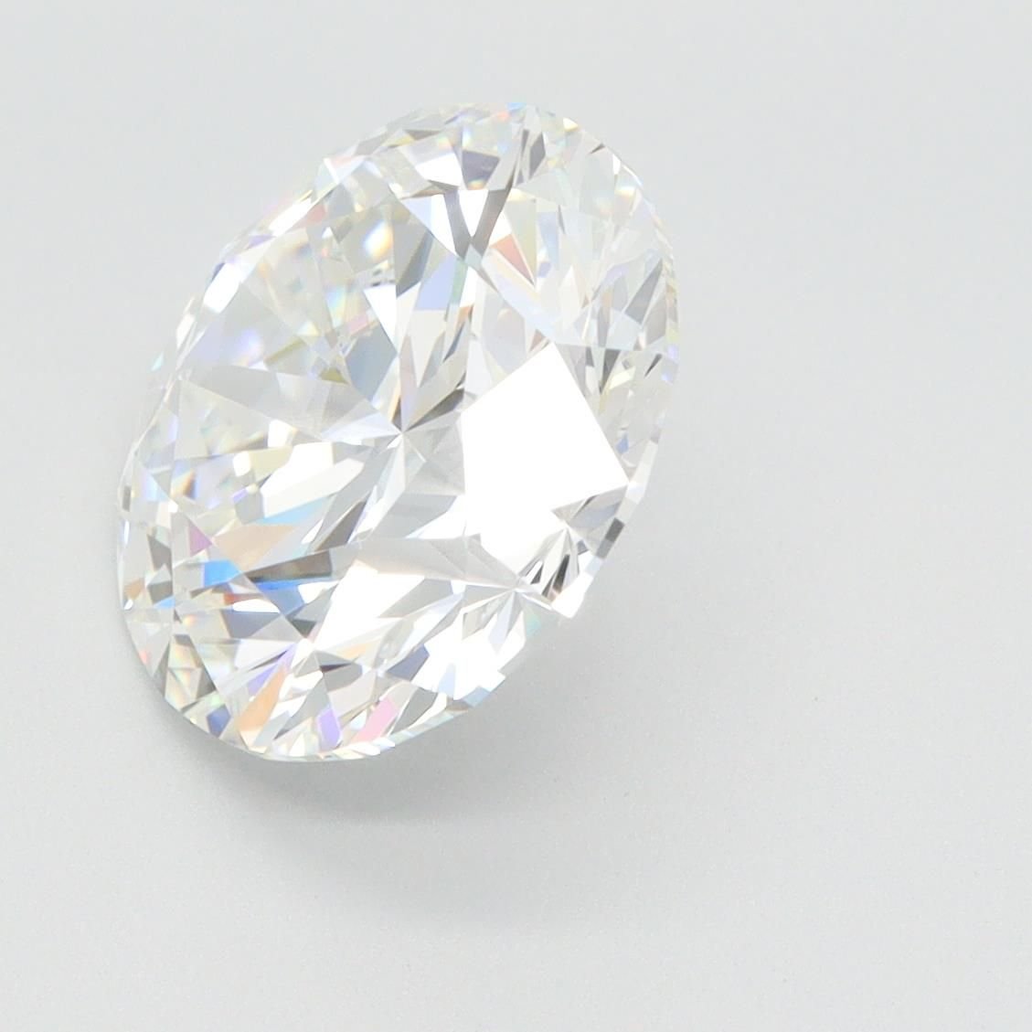 4.37ct F VVS1 Rare Carat Ideal Cut Round Lab Grown Diamond