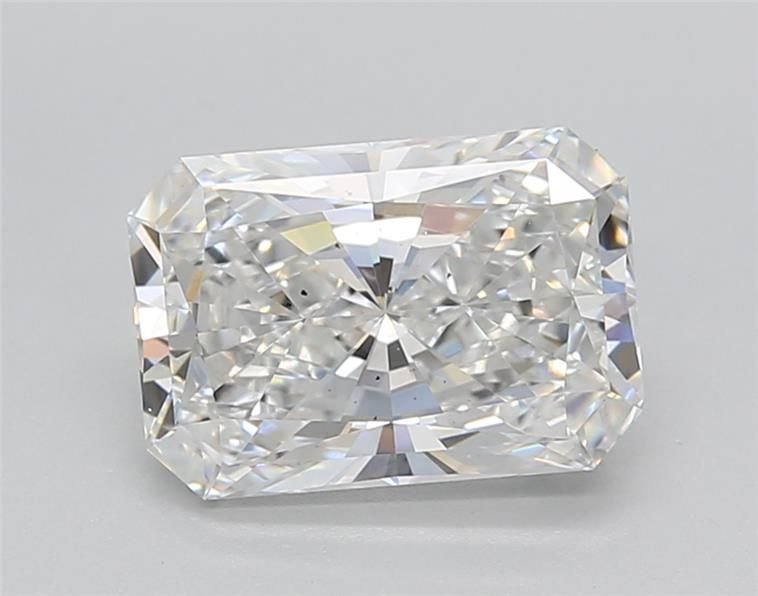 2.03ct E SI1 Rare Carat Ideal Cut Radiant Lab Grown Diamond