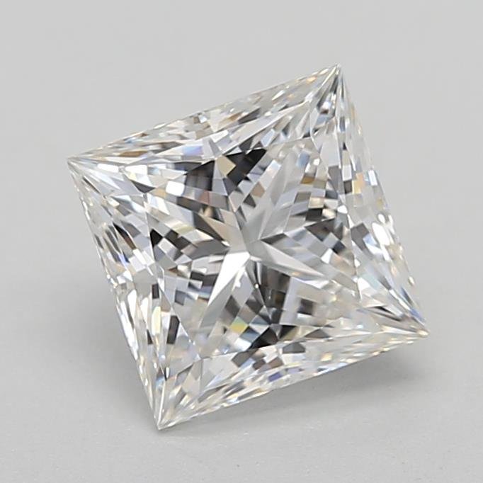 1.53ct F VVS2 Rare Carat Ideal Cut Princess Lab Grown Diamond