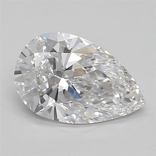 0.84ct D VS1 Rare Carat Ideal Cut Pear Lab Grown Diamond